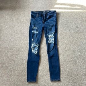 American Eagle ripped jeans